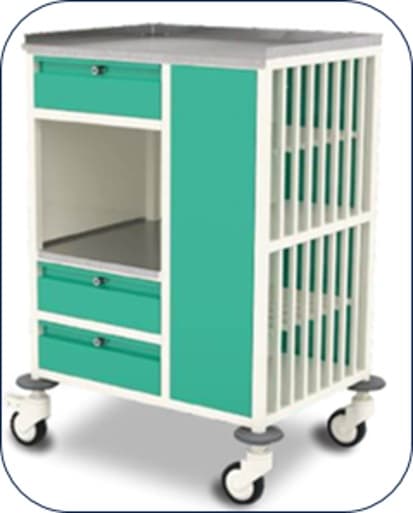 Wardcare Round Trolley